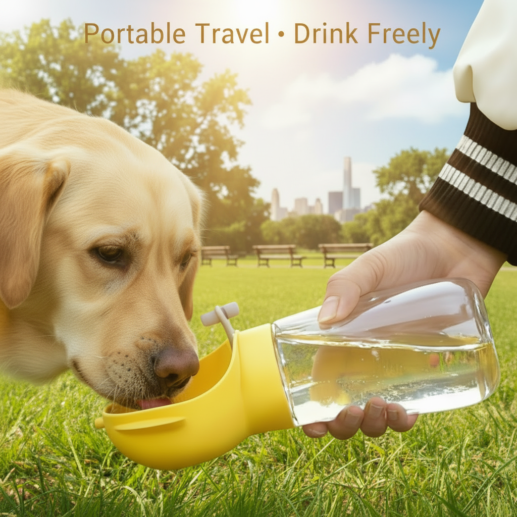 Elite Pet Travel System: Leak-Proof Hydration & Essentials Flask