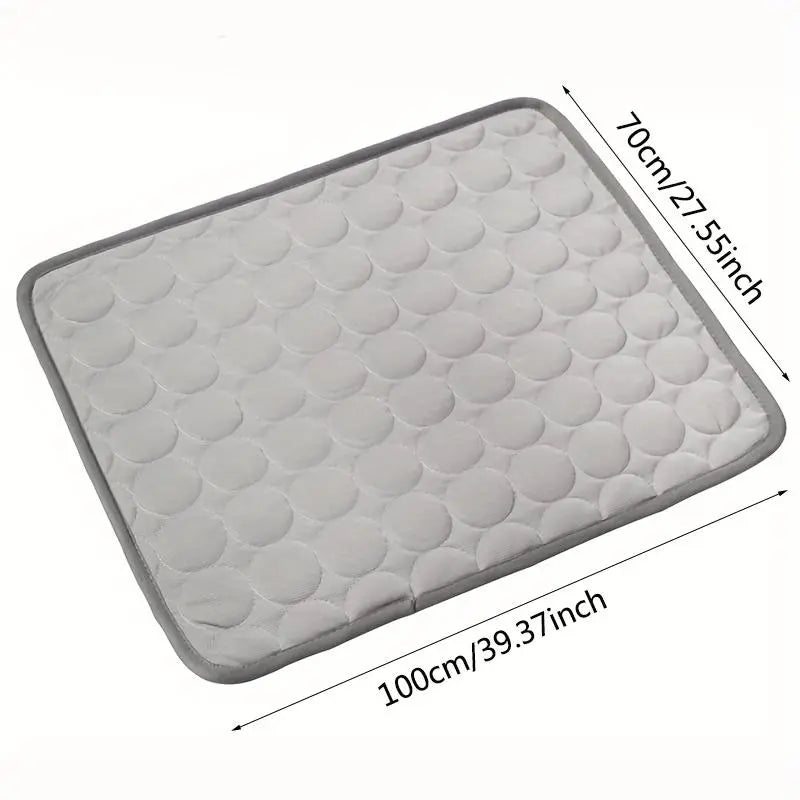 Cooling Pet Mat, 1Pc Washable Pet Bed, Summer Cooling Pad for Dogs & Cats, Comfortable Pet Mat for Home & Car Use